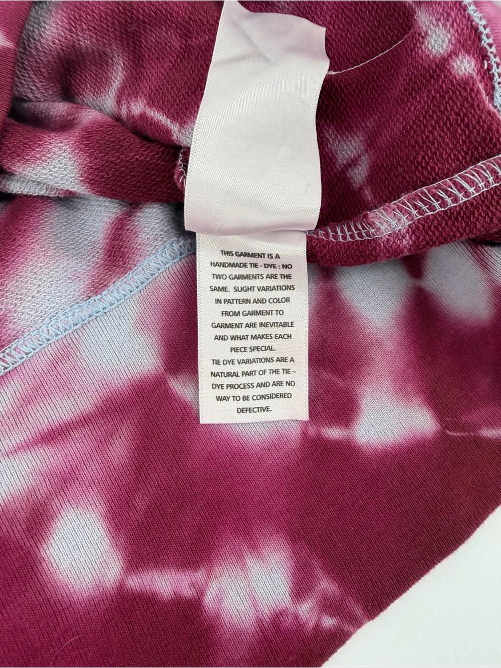 Calvin Klein Jeans Tie Dye Mock Neck Sweatshirt Pink Womens NWT - Picture 11 of 16